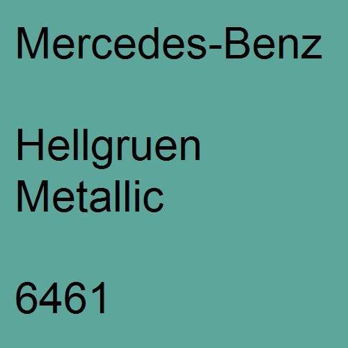 Mercedes-Benz, Hellgruen Metallic, 6461.